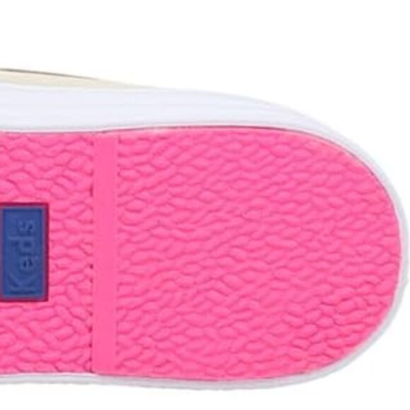 Keds x Barbie™️ $90 Point Metallic Leather Lace Up Gold Sz 9 NIB! - Picture 6 of 6